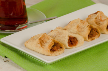 Cookies from turkish cuisine stock photo