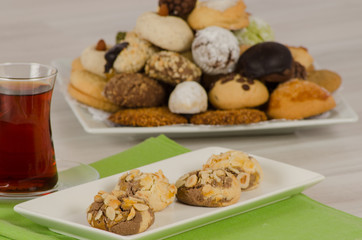 Cookies from turkish cuisine stock photo