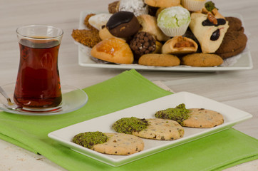 Cookies from turkish cuisine stock photo