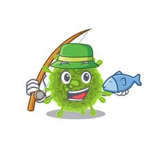 A Picture of funny Fishing coronavirus design