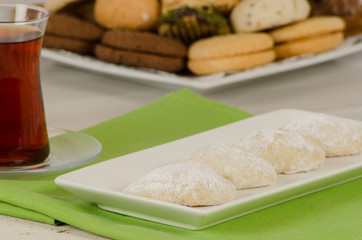 Cookies from turkish cuisine stock photo
