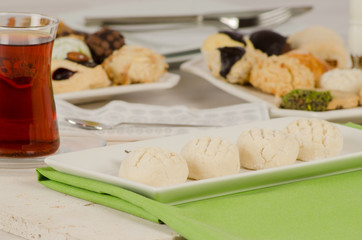 Cookies from turkish cuisine stock photo