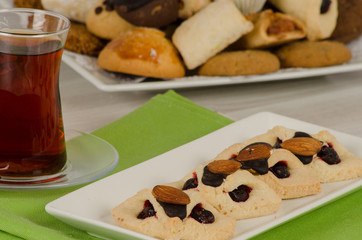 Cookies from turkish cuisine stock photo