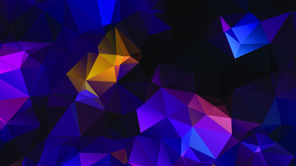 Abstract Color Polygon Background Design, Abstract Geometric Origami Style With Gradient