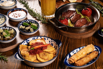 Turkish Breakfast stock photo