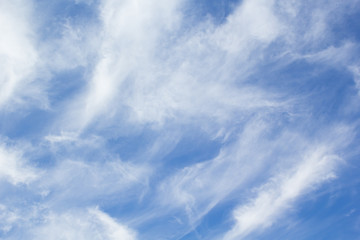 blue sky with clouds