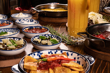 Turkish Breakfast stock photo