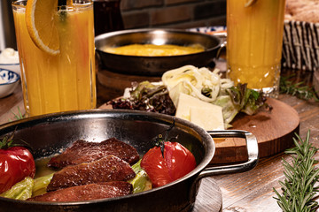 Turkish Breakfast stock photo