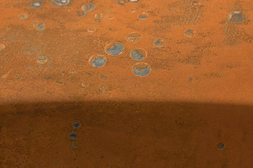 iron texture of the burnt part of the car .