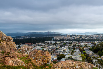Storm Clouds over San Francisco from Tank Hill