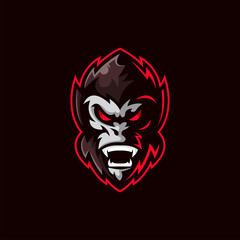 Strong monkey e sport gaming logo 