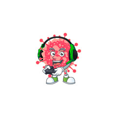 An adorable coronavirus emergency in Sailor cartoon character with white hat