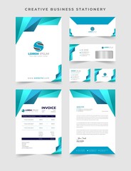 Creative stationery business corporate identity template design