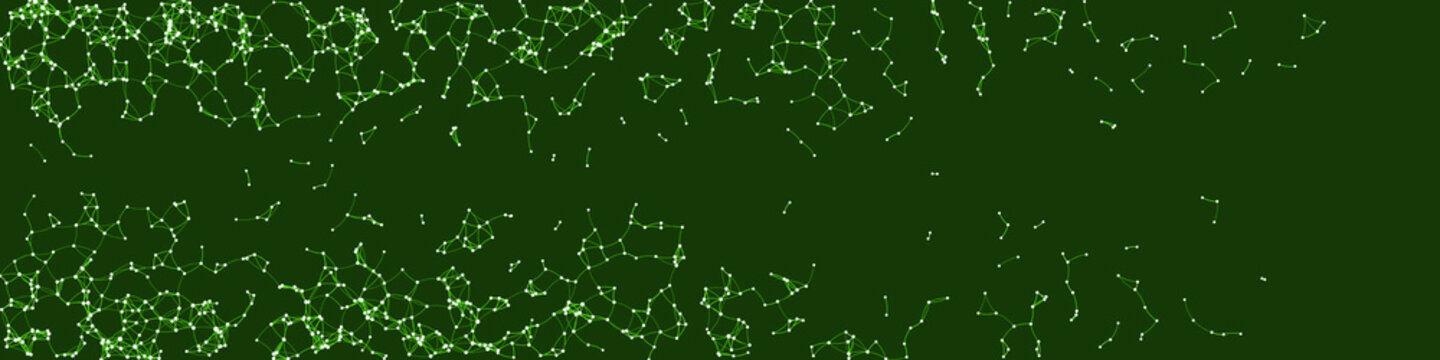 Procedural Art Network Mesh background illustration