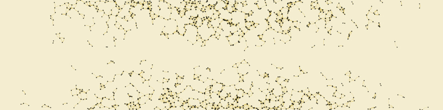 Procedural Art Network Mesh background illustration