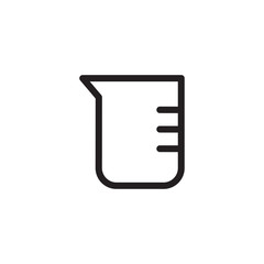 erlenmeyer icon vector design template