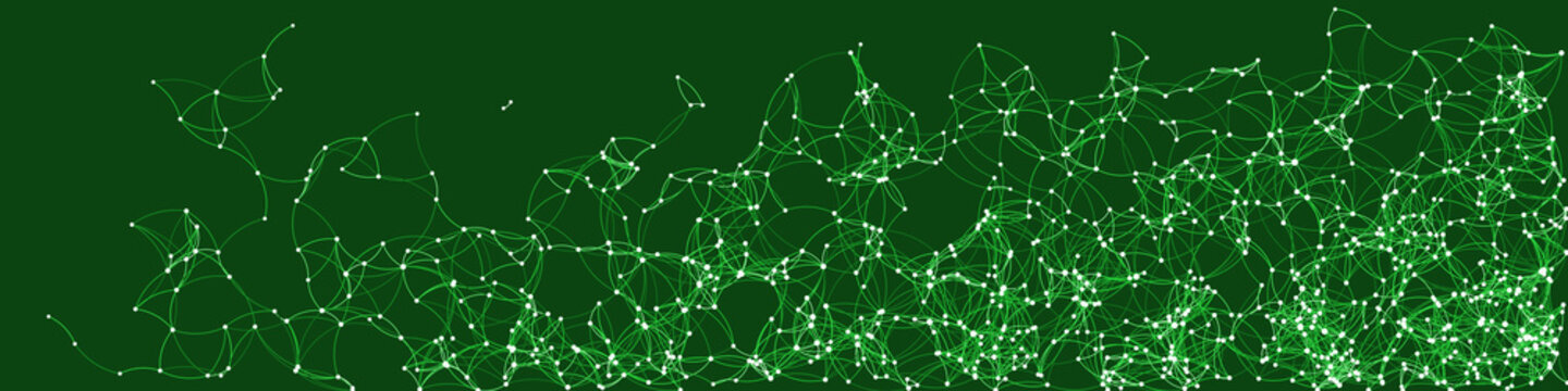 Procedural Art Network Mesh background illustration