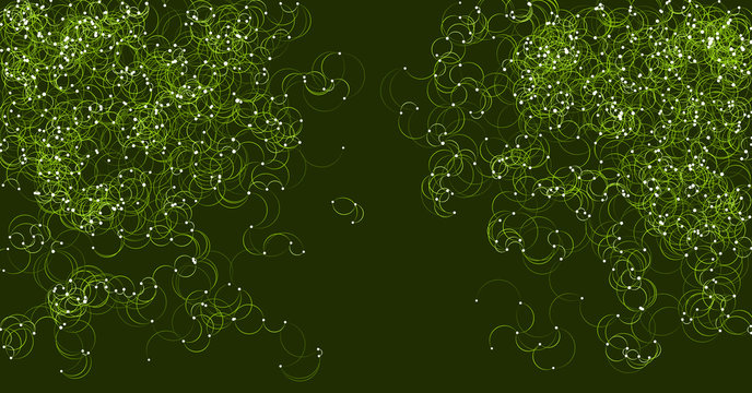 Procedural Art Network Mesh background illustration