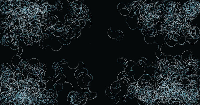Procedural Art Network Mesh background illustration