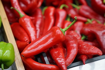 Full frame pepper stock photo