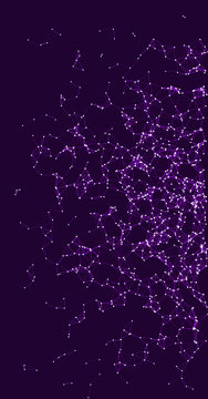 Procedural Art Network Mesh background illustration