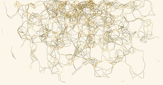 Procedural Art Network Mesh background illustration