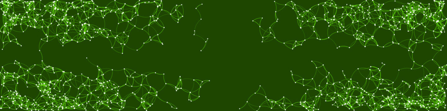 Procedural Art Network Mesh background illustration
