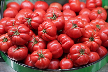 full frame tomato stock photo