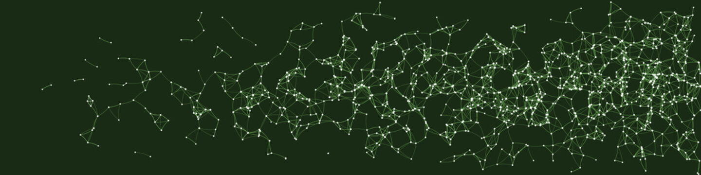 Procedural Art Network Mesh background illustration