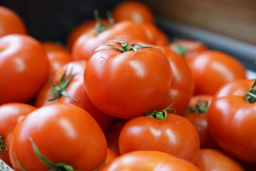 full frame tomato stock photo