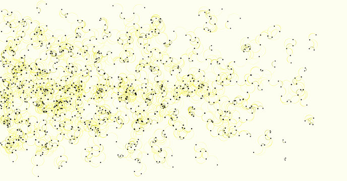 Procedural Art Network Mesh background illustration