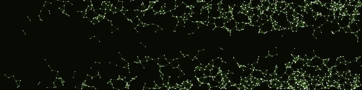 Procedural Art Network Mesh background illustration