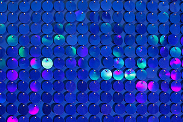 Blue background or texture mosaic with light spots