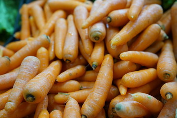 Fresh carrot  background stock photo