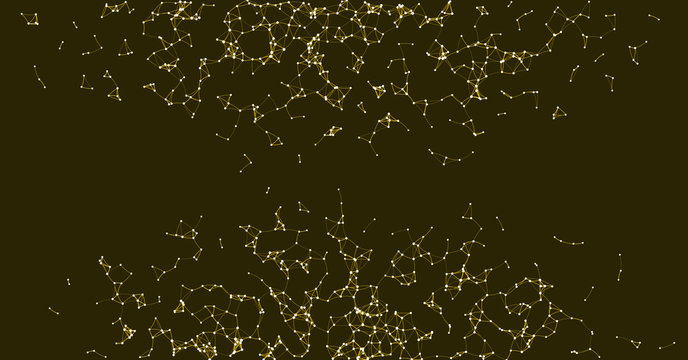 Procedural Art Network Mesh background illustration