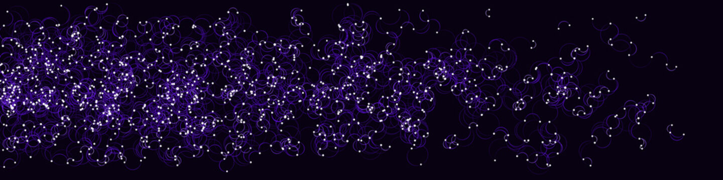Procedural Art Network Mesh background illustration