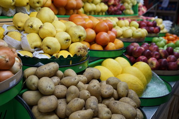 vegetables on the market