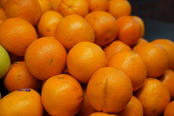 Healthy food, background. Orange stock photo
