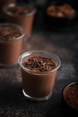 pot de crème chocolat