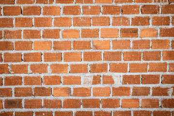 old vintage red brick wall texture background