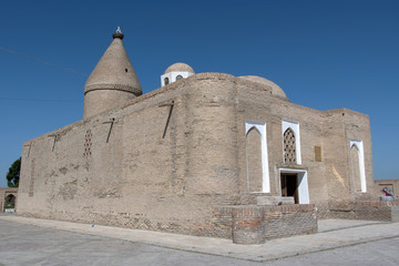 Chashma-Ayub Mausoleum, one of the most interesting monument of architecture and history in the city. Bukhara, Uzbekistan, Central Asia.