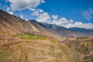 Beautiful landscape in Tibet China. 