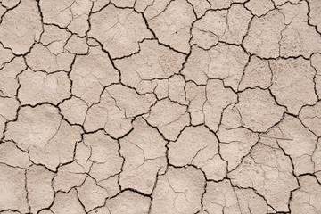 Dried soil (Playa or so called 'takir'). Uzbekistan, Turkmenistan, Kyzylkum Desert, Central Asia.