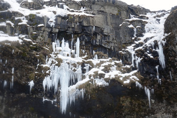 Fototapeta na wymiar Iceland. Seljalandsfoss waterfall