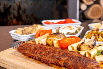 kebab from turish cuisine