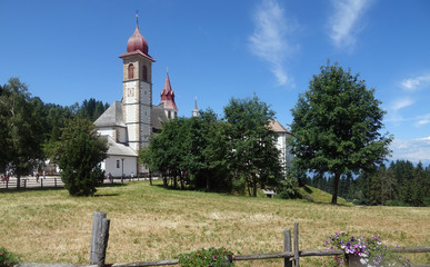Wallfahrtskirche Maria Weissenstein bei Deutschnofen im Eggental