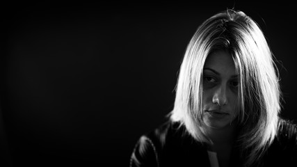 Melancholy – Portrait of a Hopeless Woman