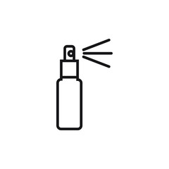 Anti-Bacterial Sanitizer Spray icon design. vector illustration