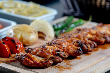 chicken meat from turkish cuisine