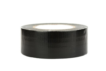 textile duct tape roll isolated on the white background